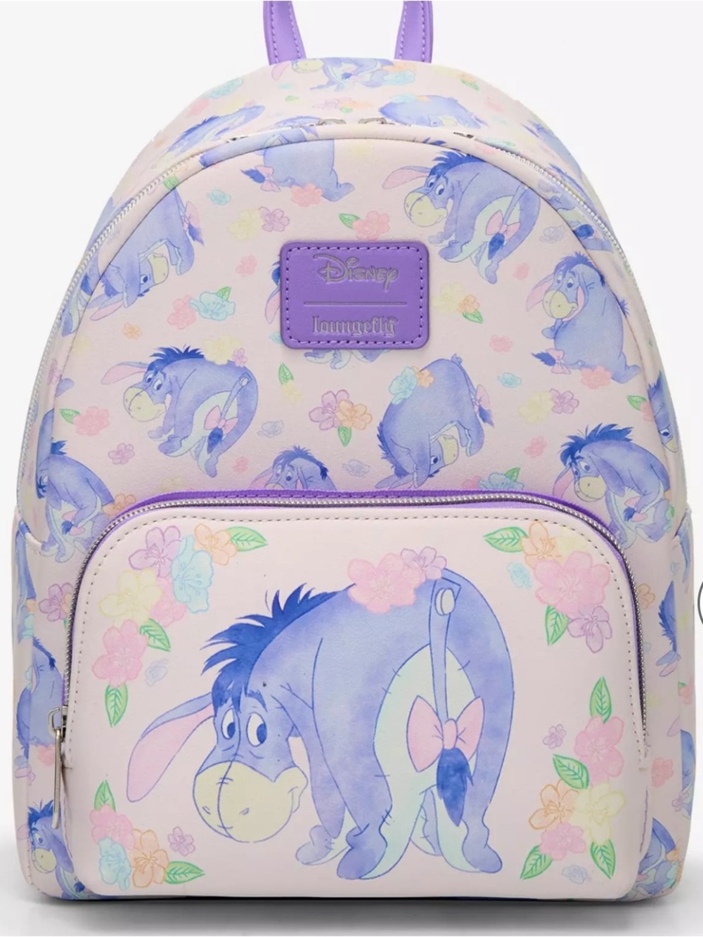 Loungefly Disney Winnie The Pooh Eeyore Floral Mini Backpack New With Tags 💜